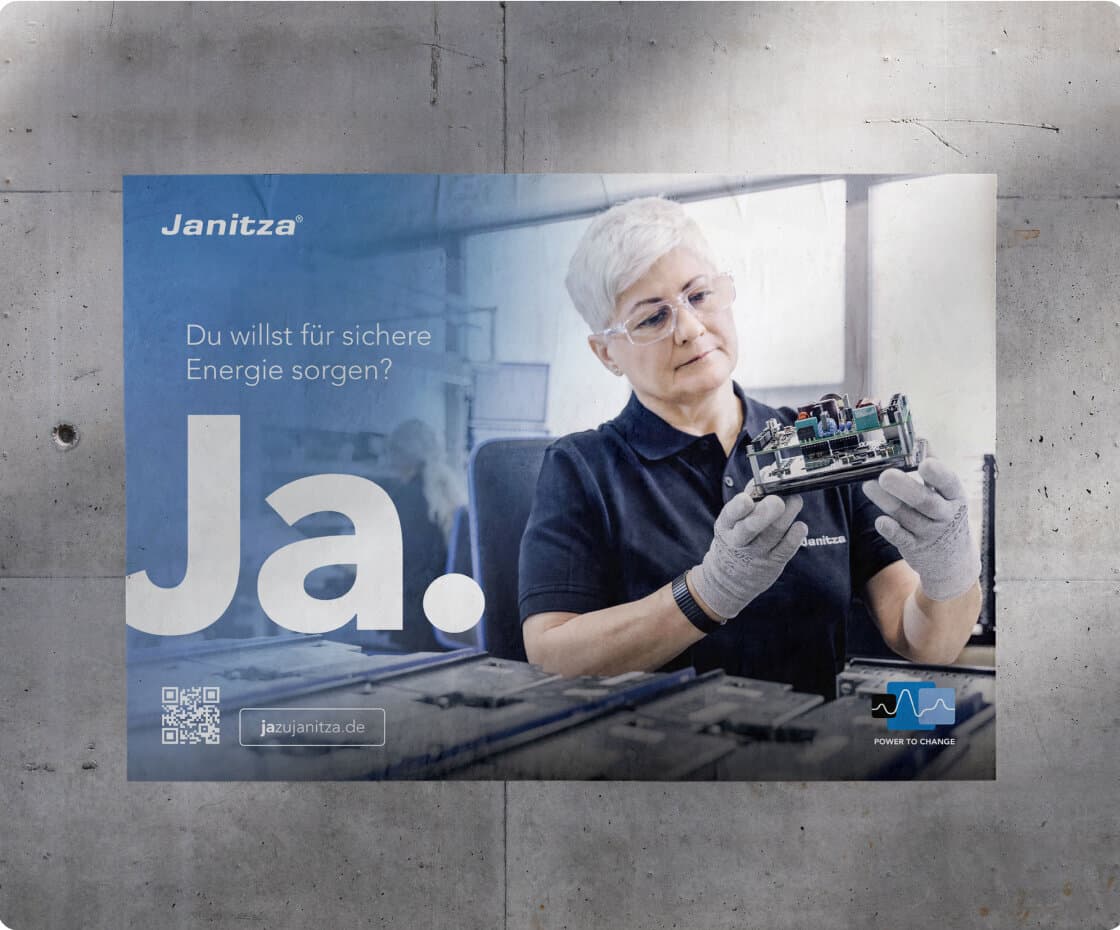 Aufmerksamkeitsstarke Kampagne für neue Mitarbeitende