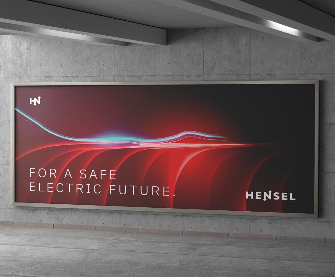 Plakat des Kunden Hensel im neuen Design von reaze.