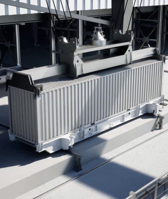 3D-Container von der Digitalagentur reaze