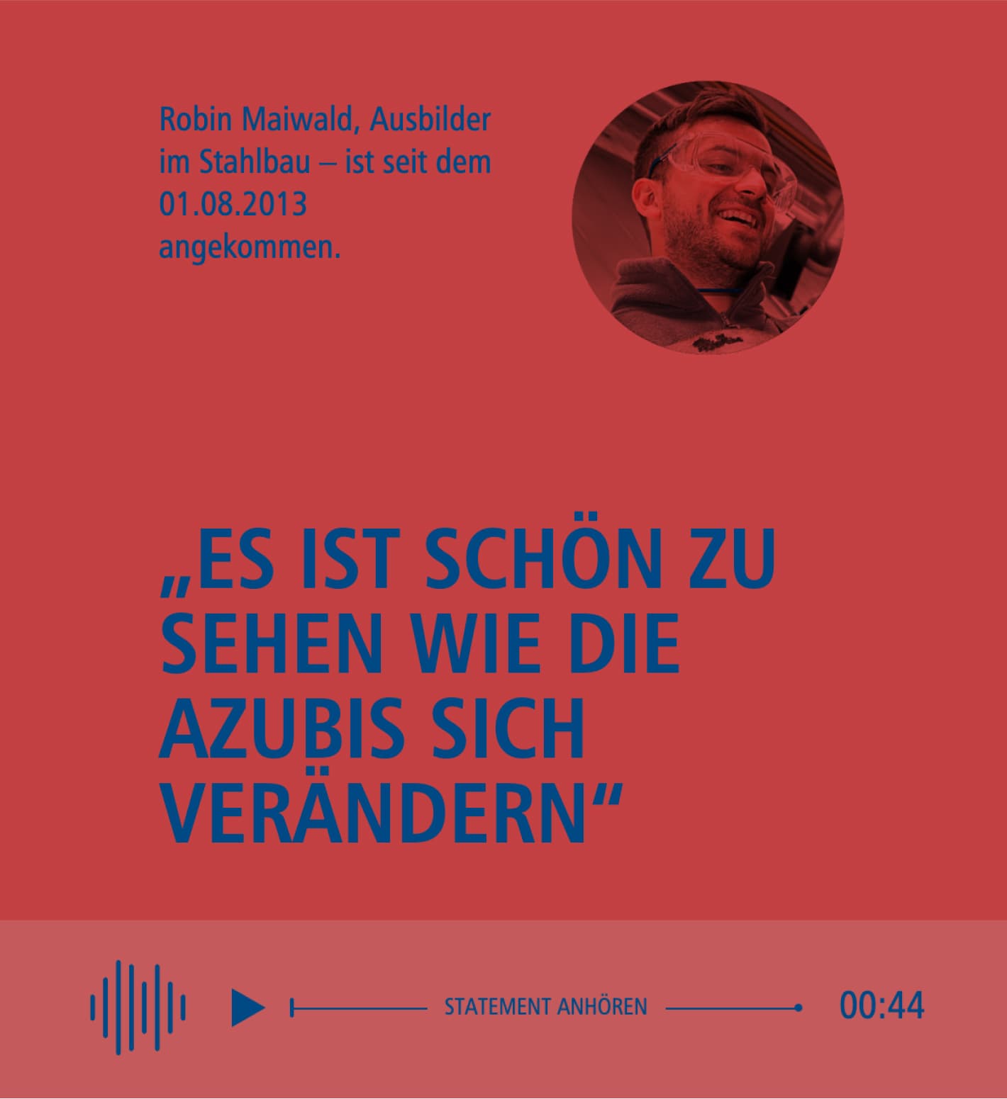 Screenshot eines Ausschnitts einer Website zur Kampagne "Der Kleusberg ruft", entwickelt von reaze.